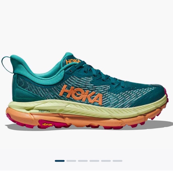 NEW Hoka Mafate Speed 4 Trail Running Shoes Teal Size 11.5 - Picture 2 of 10